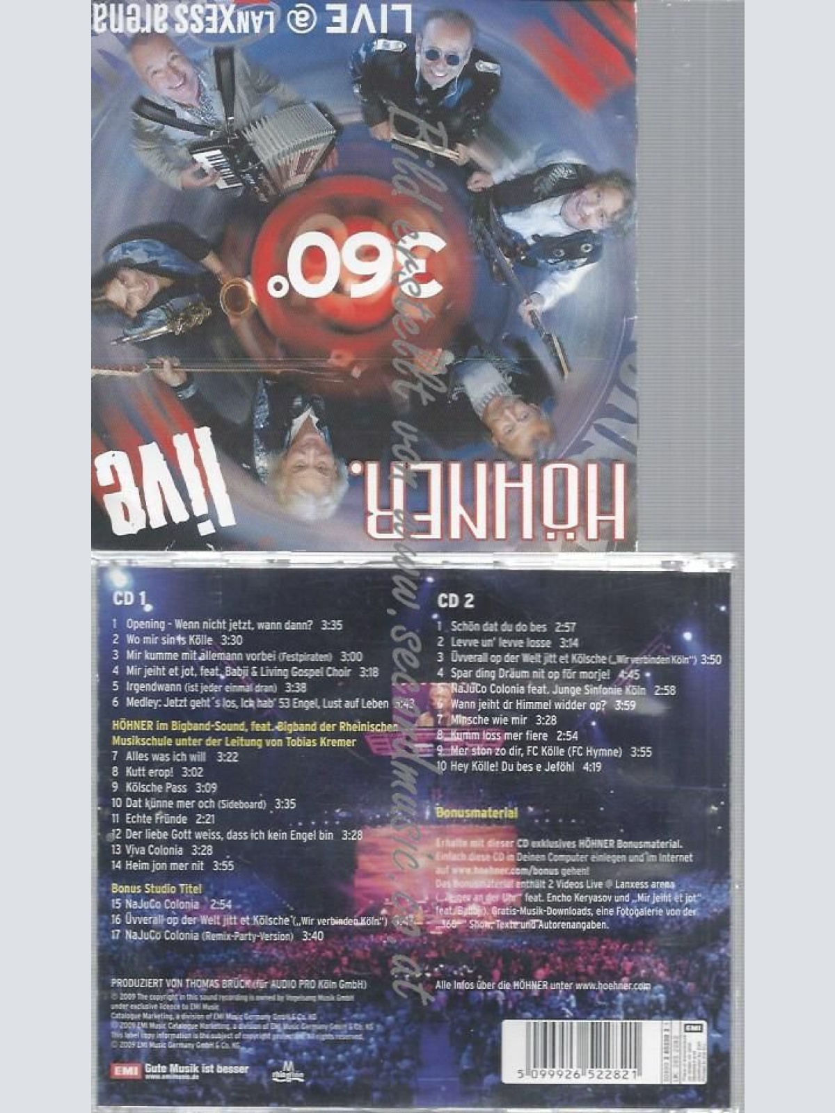 CD--HÖHNER--360° LIVE@LANXESS ARENA