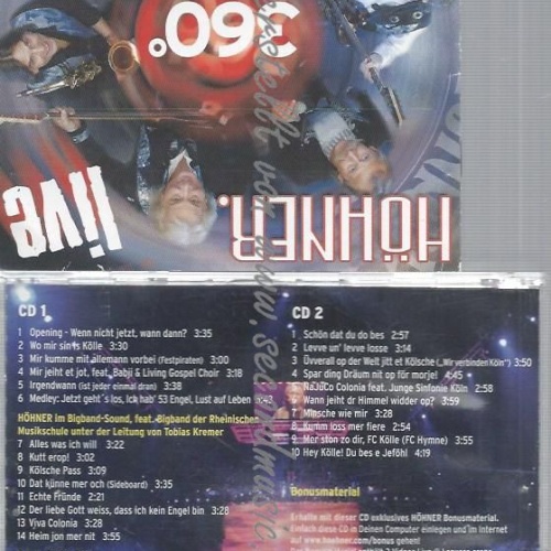 CD--HÖHNER--360° LIVE@LANXESS ARENA