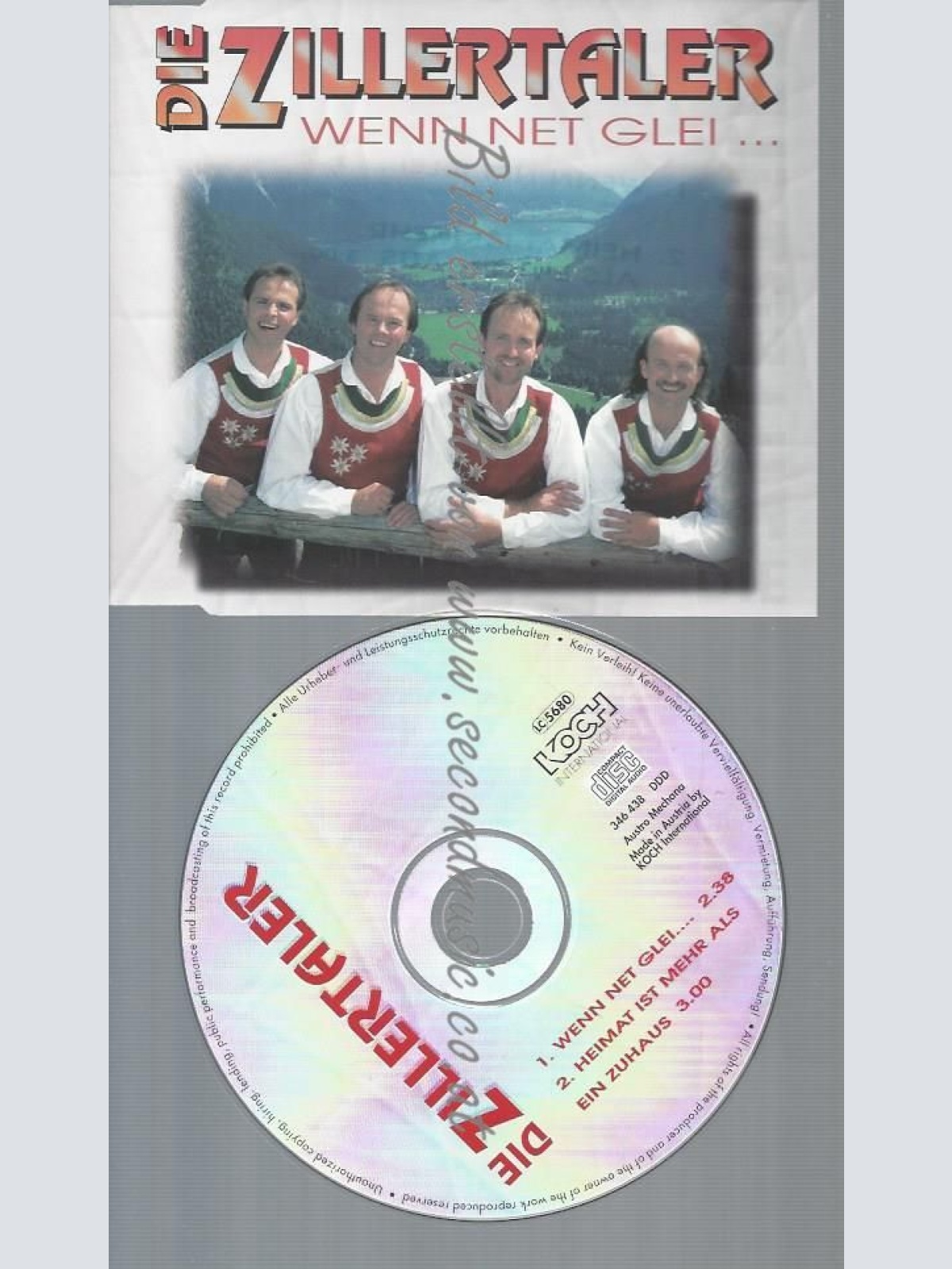 CD--ZILLERTALER,DIE--WENN NET GLEI...