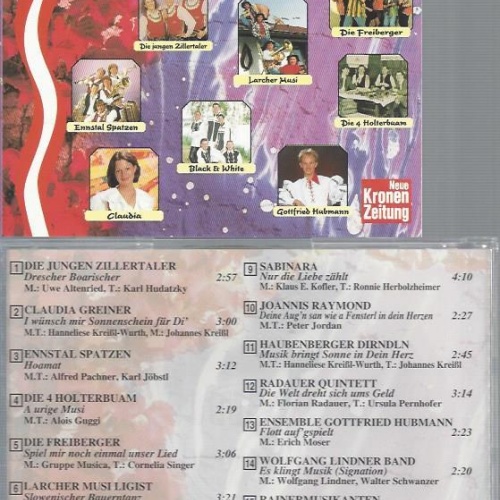 CD--KRONE DER VOLKSMUSIK // MIT AVSENIK // KNÖBEL