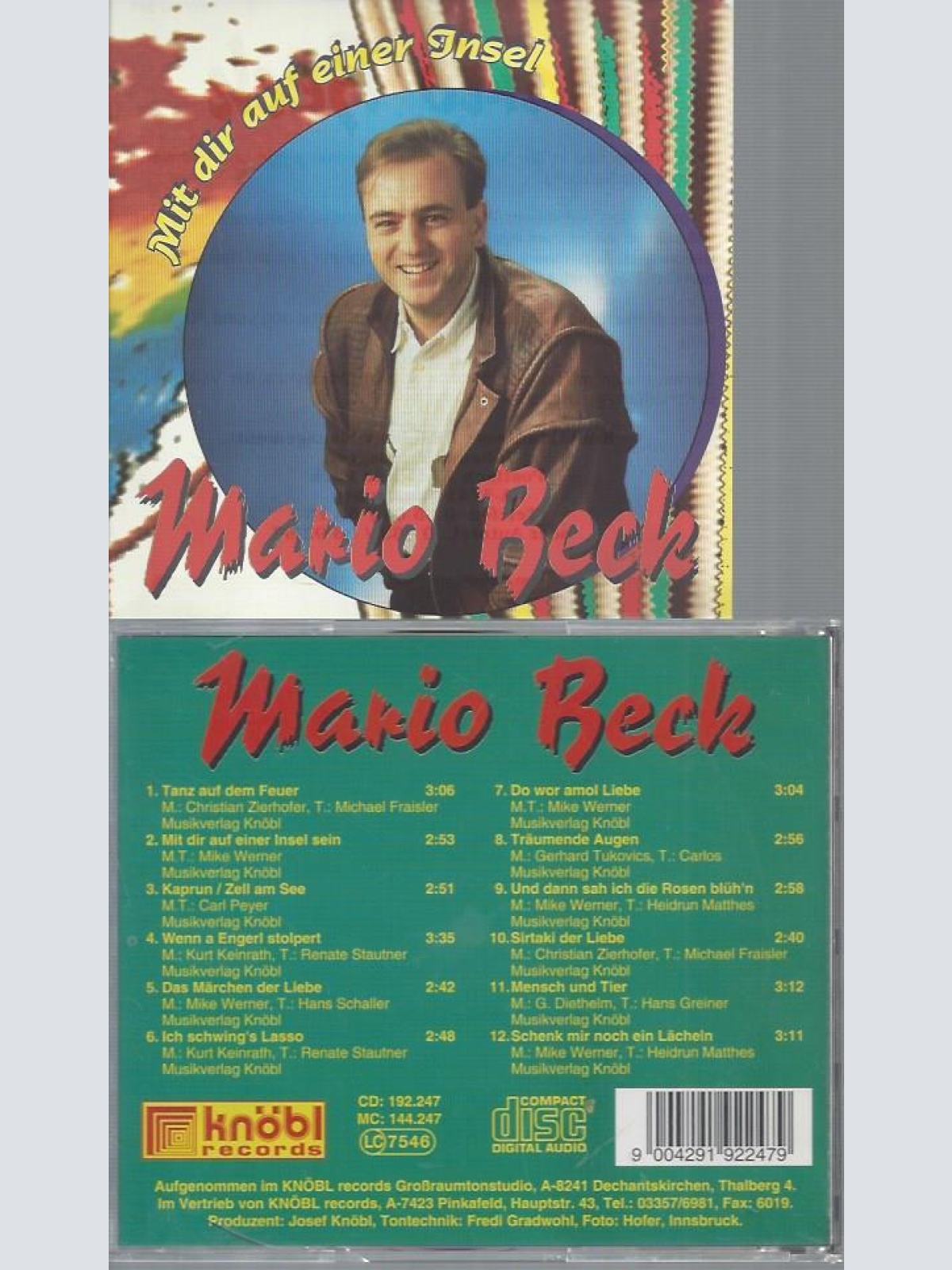 CD--MARIO BECK MIT DIR AUF EINER INSEL