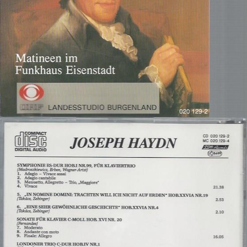 CD--JOSEPH HAYDN MATINEEN IM FUNKHAUS EISENSTADT