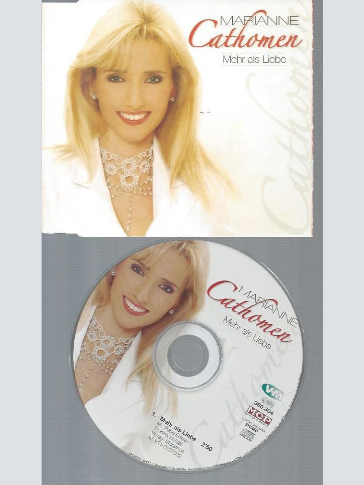 CD--MARIANNE CATHOMEN MEHR ALS LIEBE // MAXI