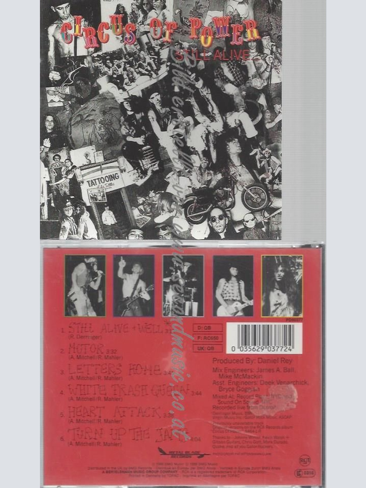 CD--CIRCUS OF POWER--STILL ALIVE...IMPORT-GERMANY 1989
