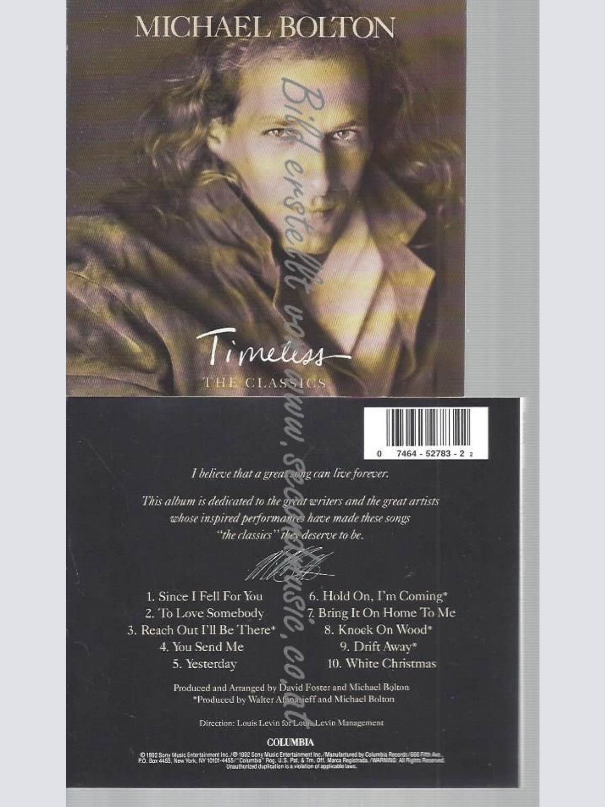 CD--MICHAEL BOLTON--TIMELESS -THE CLASSICS-