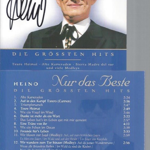 CD-HEINO NUR DAS BESTE // MIT AUTOGRAMM