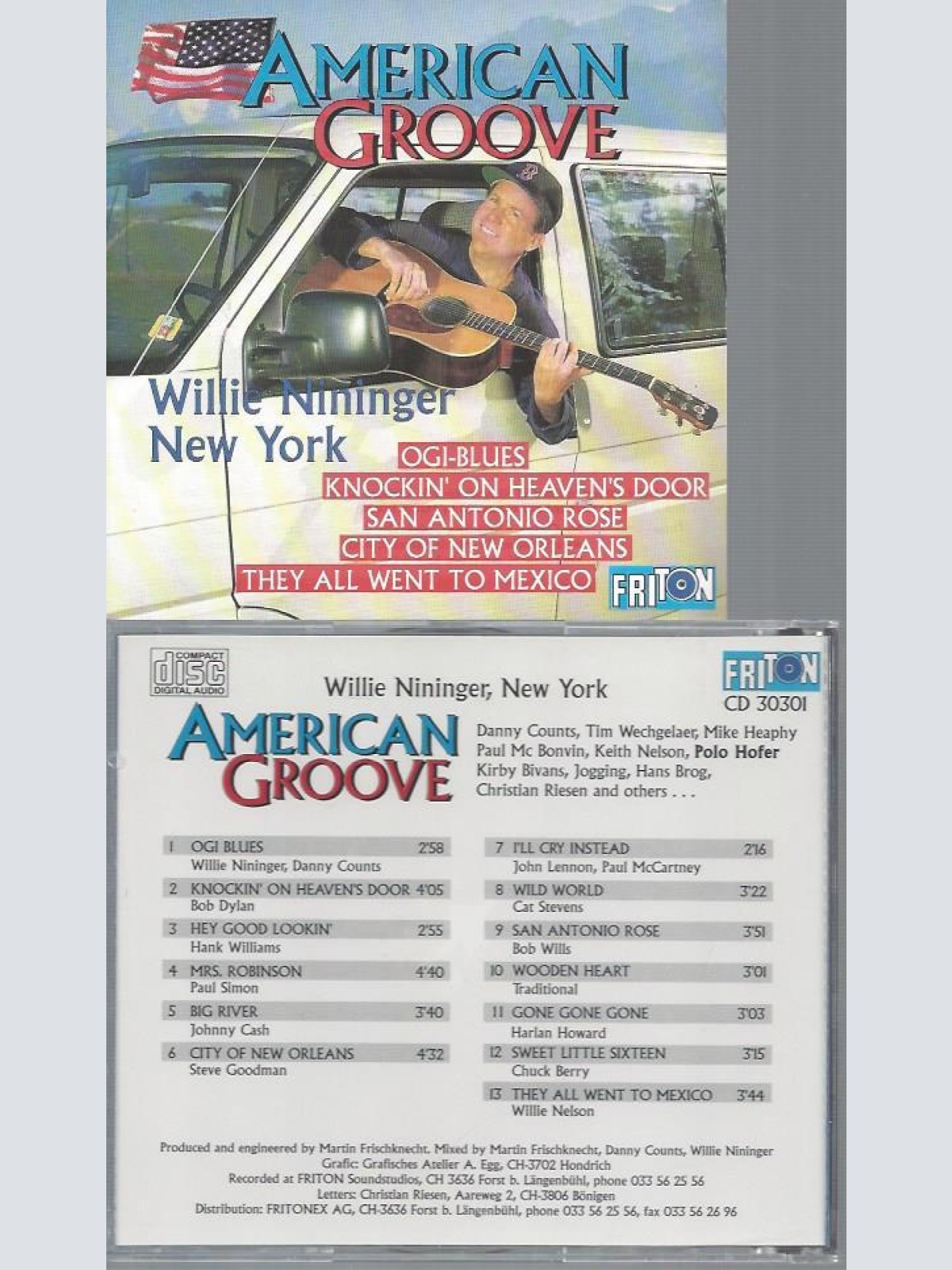 CD--AMERICAN GROOVE WILLIE NININGER
