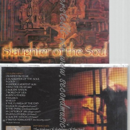 CD--AT THE GATES--SLAUGHTER OF THE SOUL -FULL DYNAMIC RANGE EDITION-