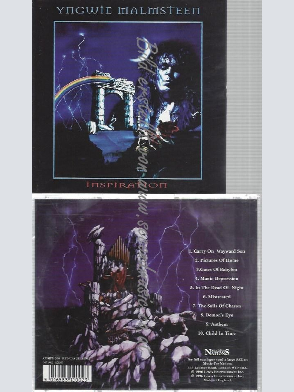 CD--YNGWIE MALMSTEEN--INSPIRATION // MFN200