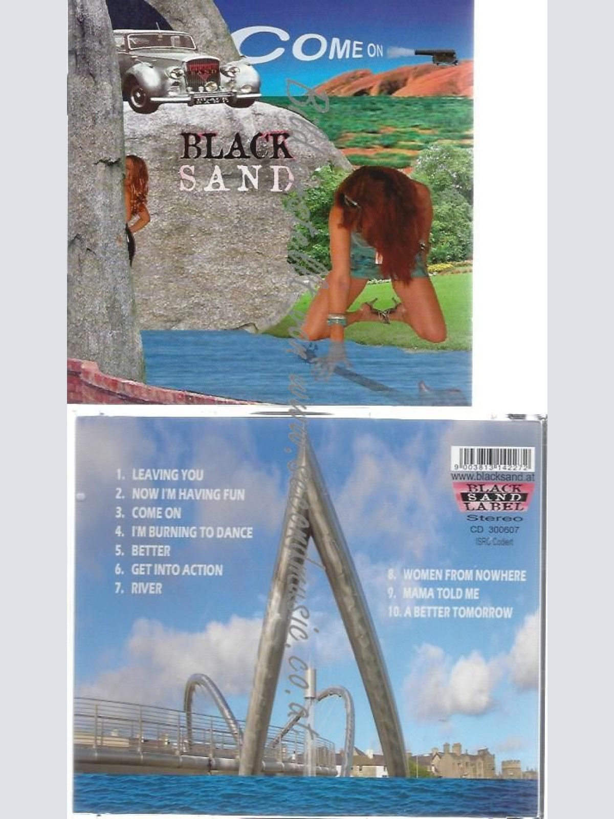 CD--BLACK SAND--ROCK ON |
