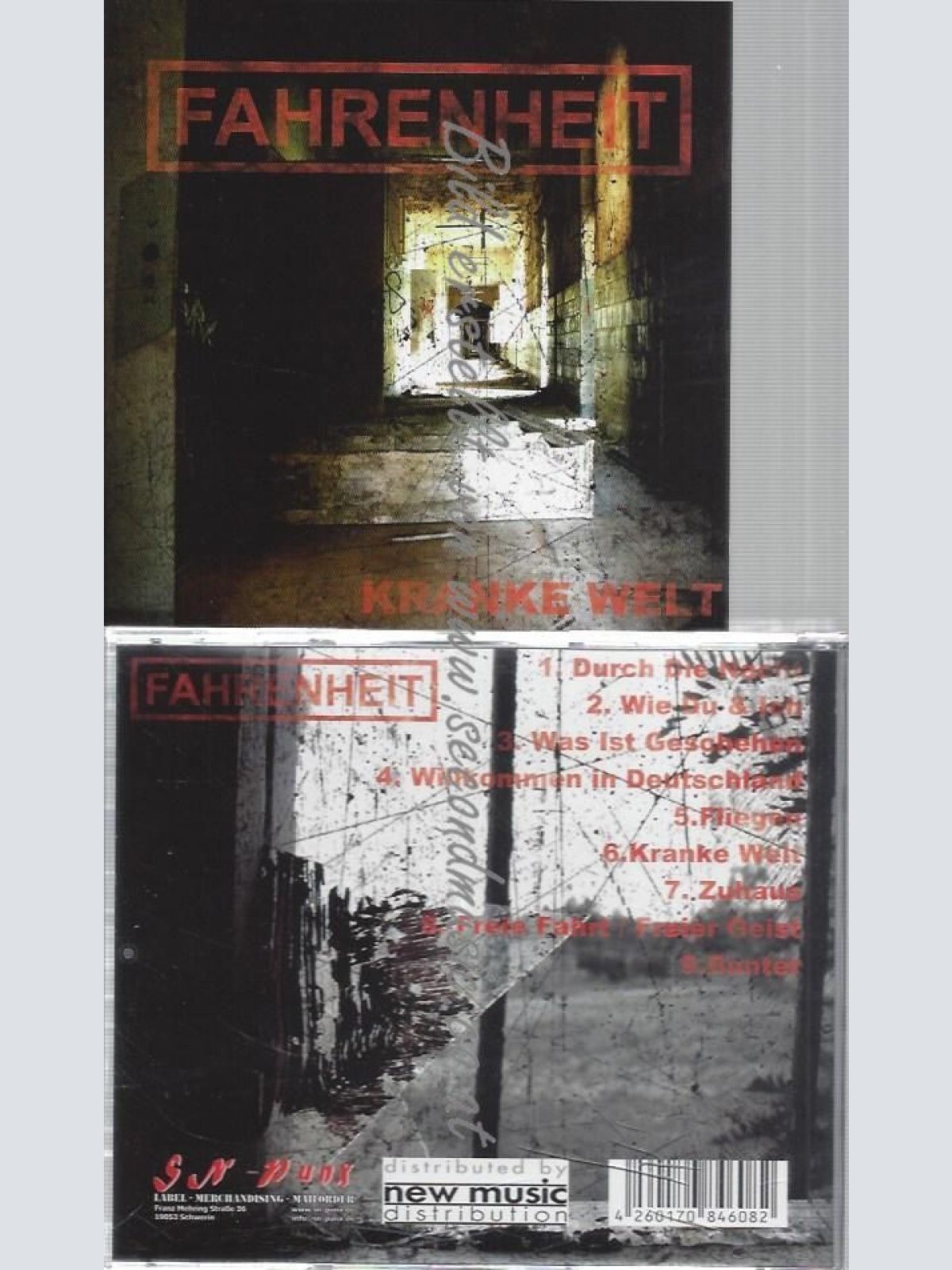 CD--FAHRENHEIT--KRANKE WELT