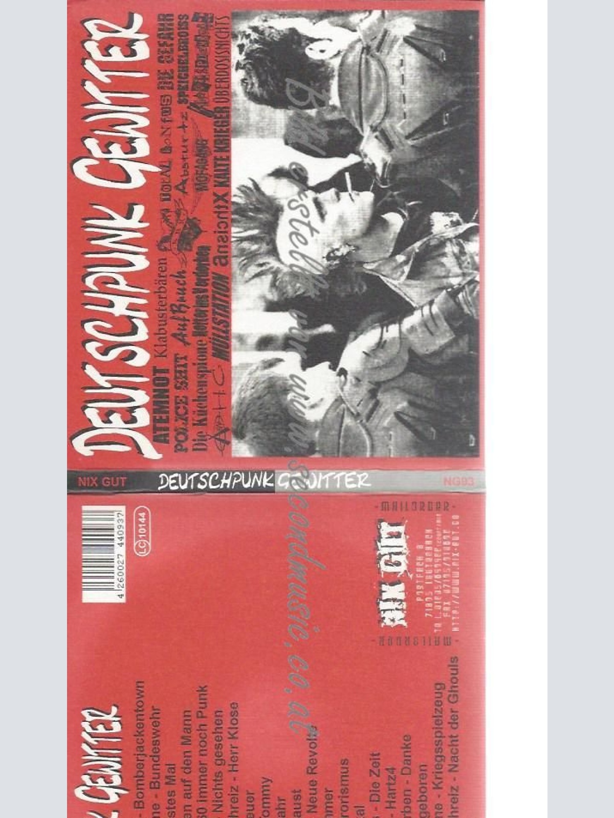 CD--VARIOUS--DEUTSCHPUNKGEWITTER 2005