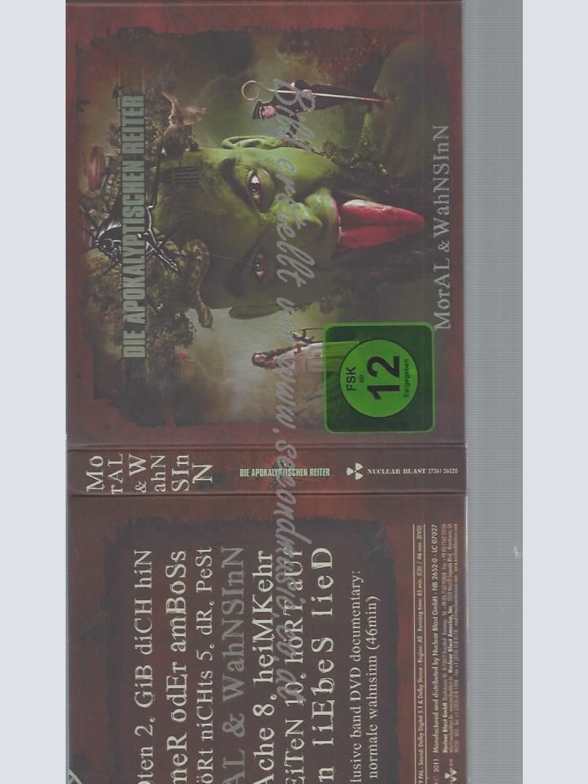 CD--DIE APOKALYPTISCHEN REITER--MORAL & WAHNSINN