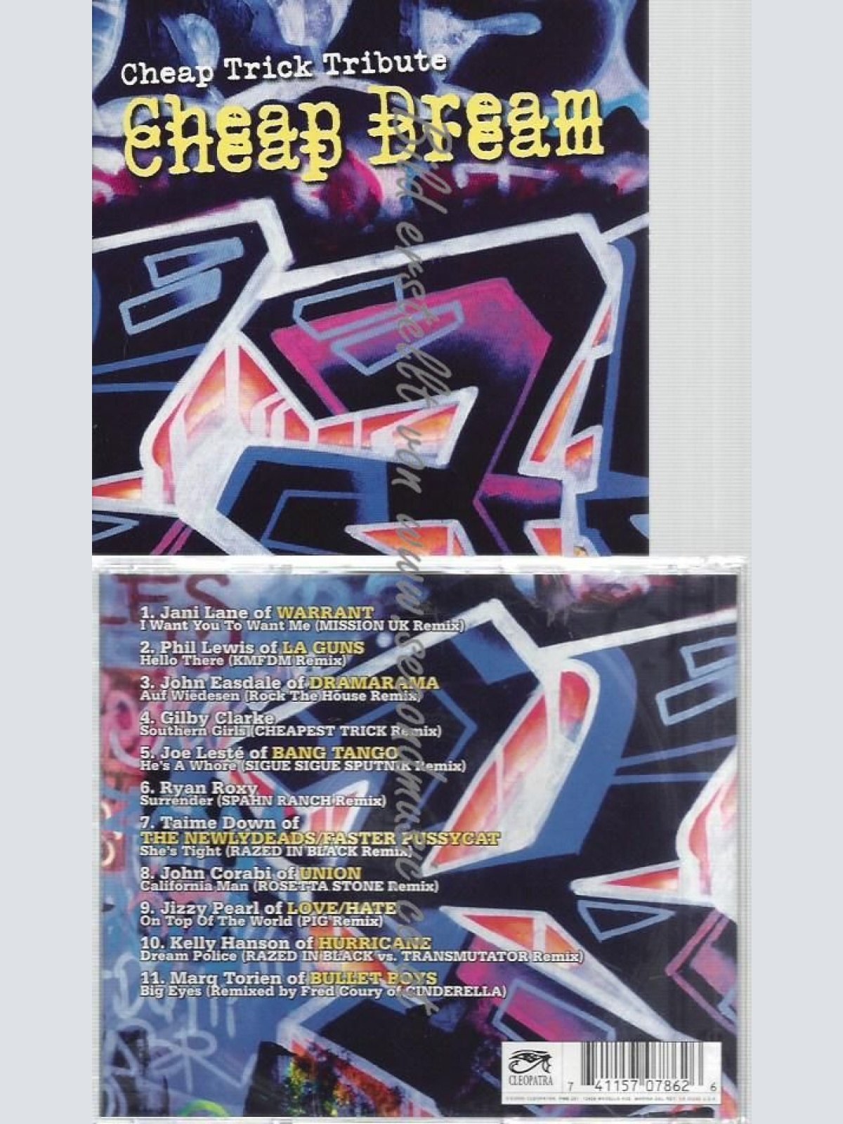 CD--VARIOUS ARTISTS--CHEAP DREAM - CHEAP TRICK TRIBUTE