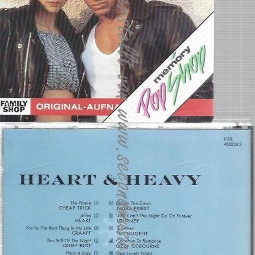 CD--HEART & HEAVY--HEART, JOHNNY WINTER, JUDAS PRIEST, CRAAFT, TED NUGENT..