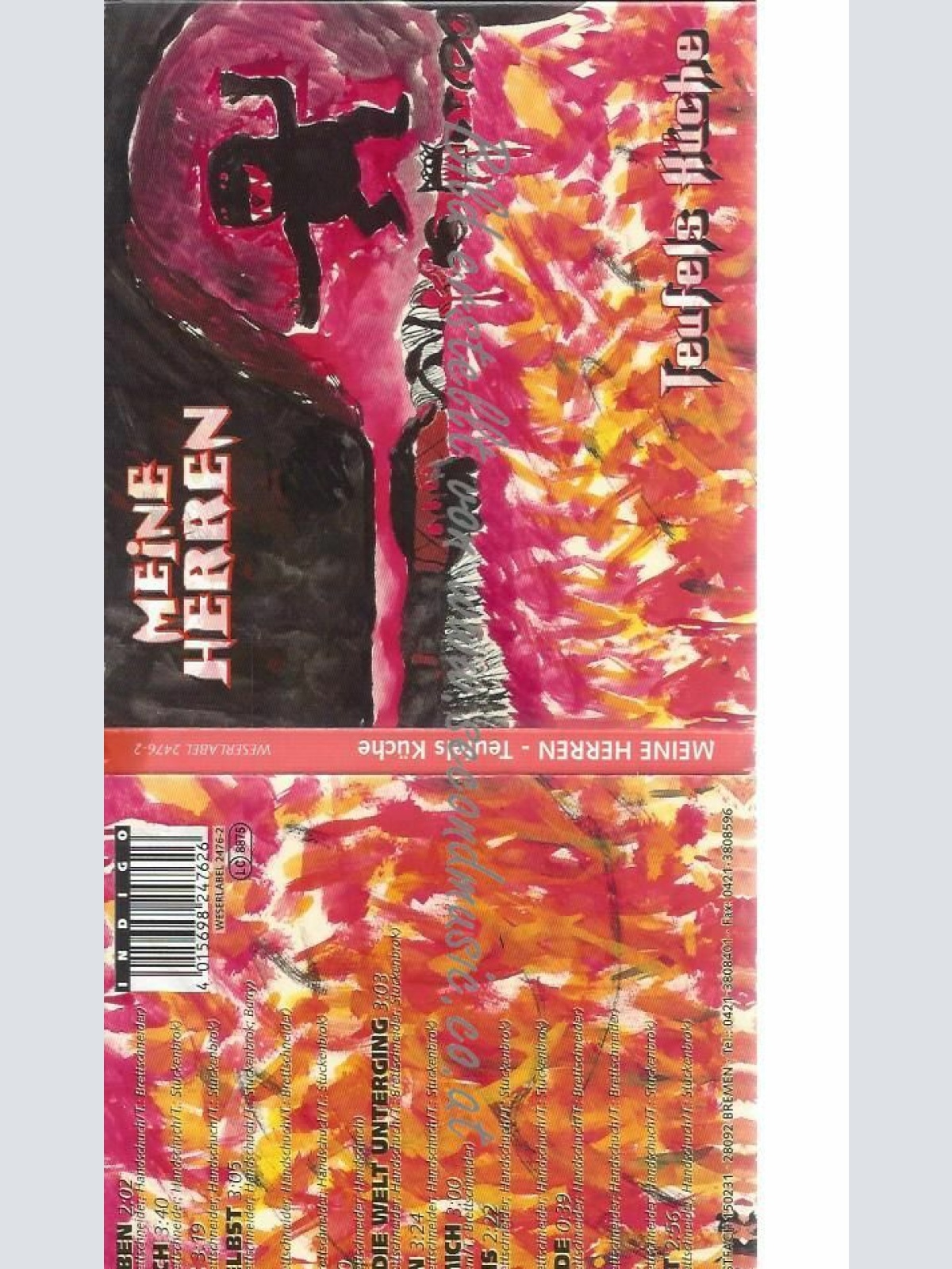 CD--MEINE HERREN--TEUFELS KUECHE