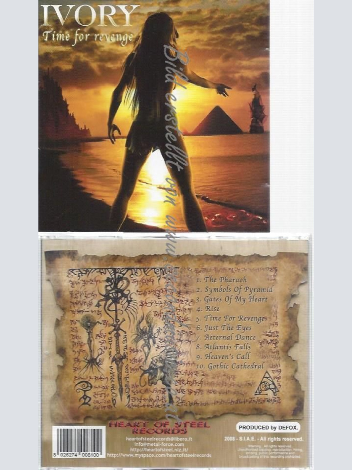 CD--IVORY--TIME FOR REVENGE