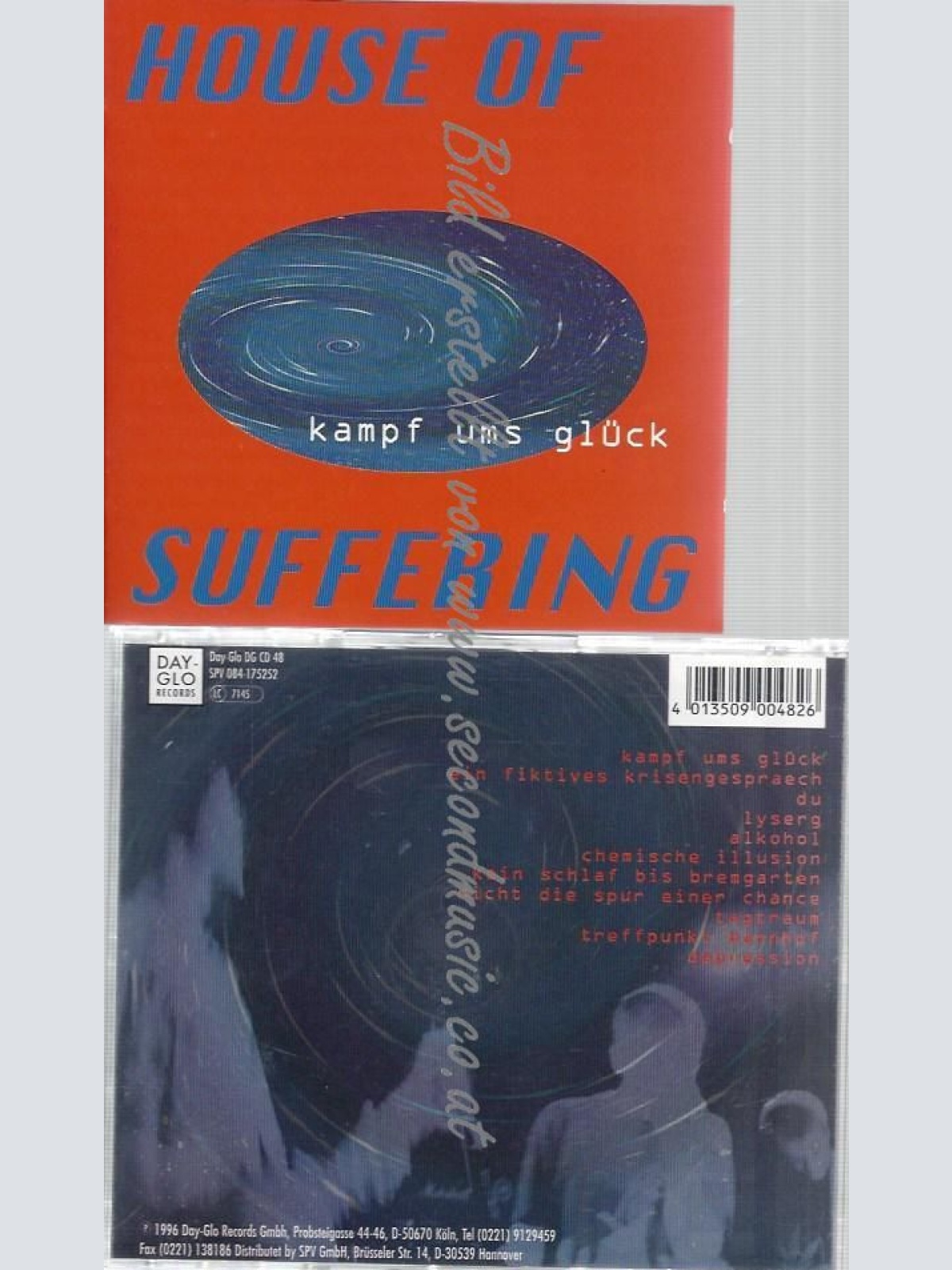 CD--HOUSE OF SUFFERING--KAMPF UMS GLÜCK