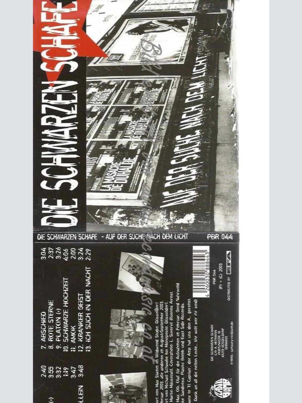 CD--SCHWARZE SCHAFE--AUF DER SUCHE NACH DEM LICHT