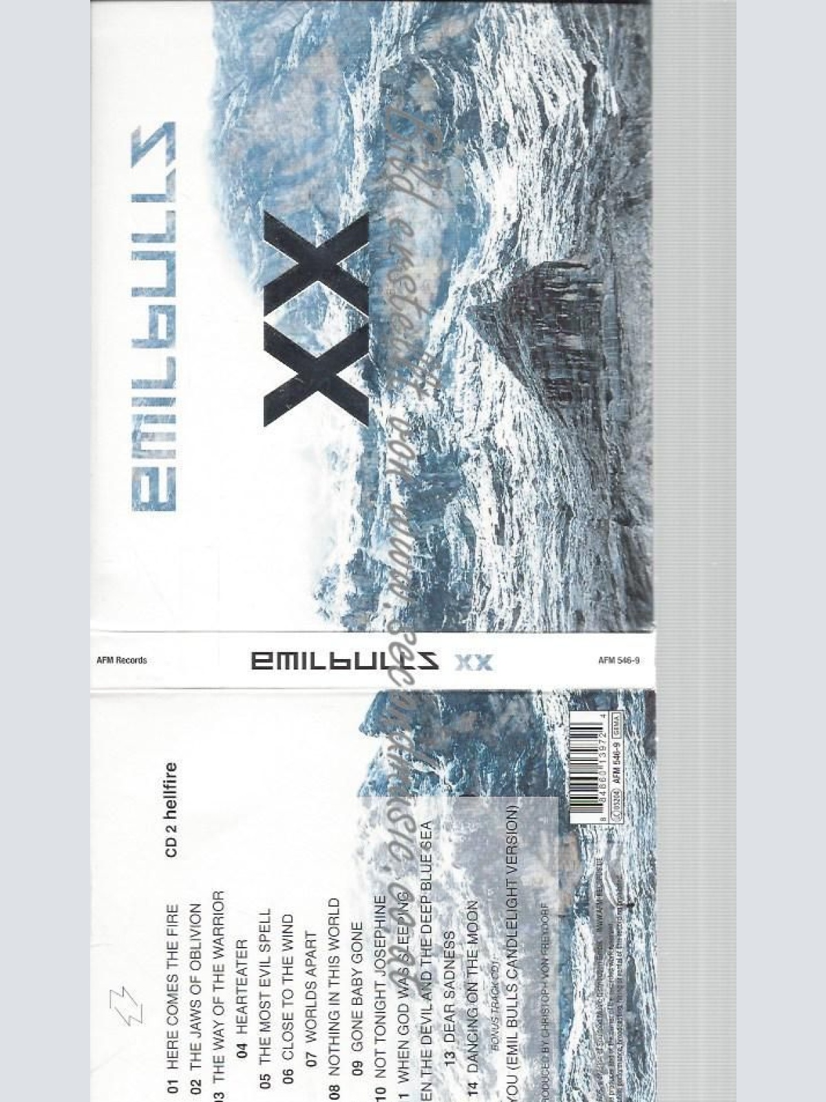 CD--EMIL BULLS--XX -CANDLELIGHT VERSION-
