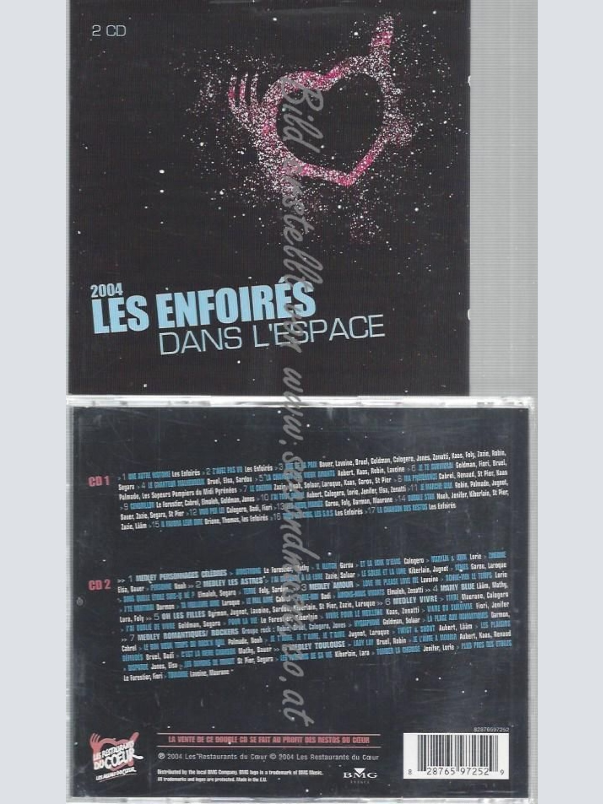 CD--LES ENFOIRES--LES ENFOIRES DANS L'ESPACE | DOPPEL-CD