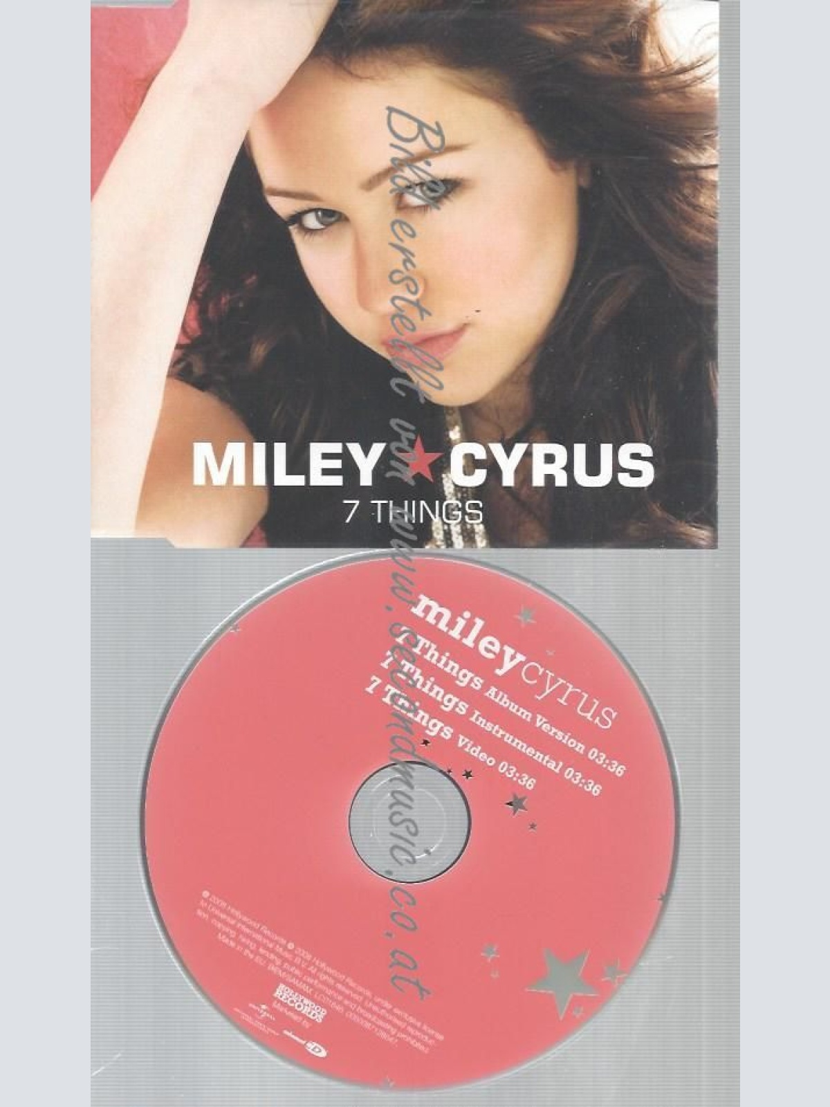 CD--MILEY CYRUS-- 7 THINGS -SINGLE-