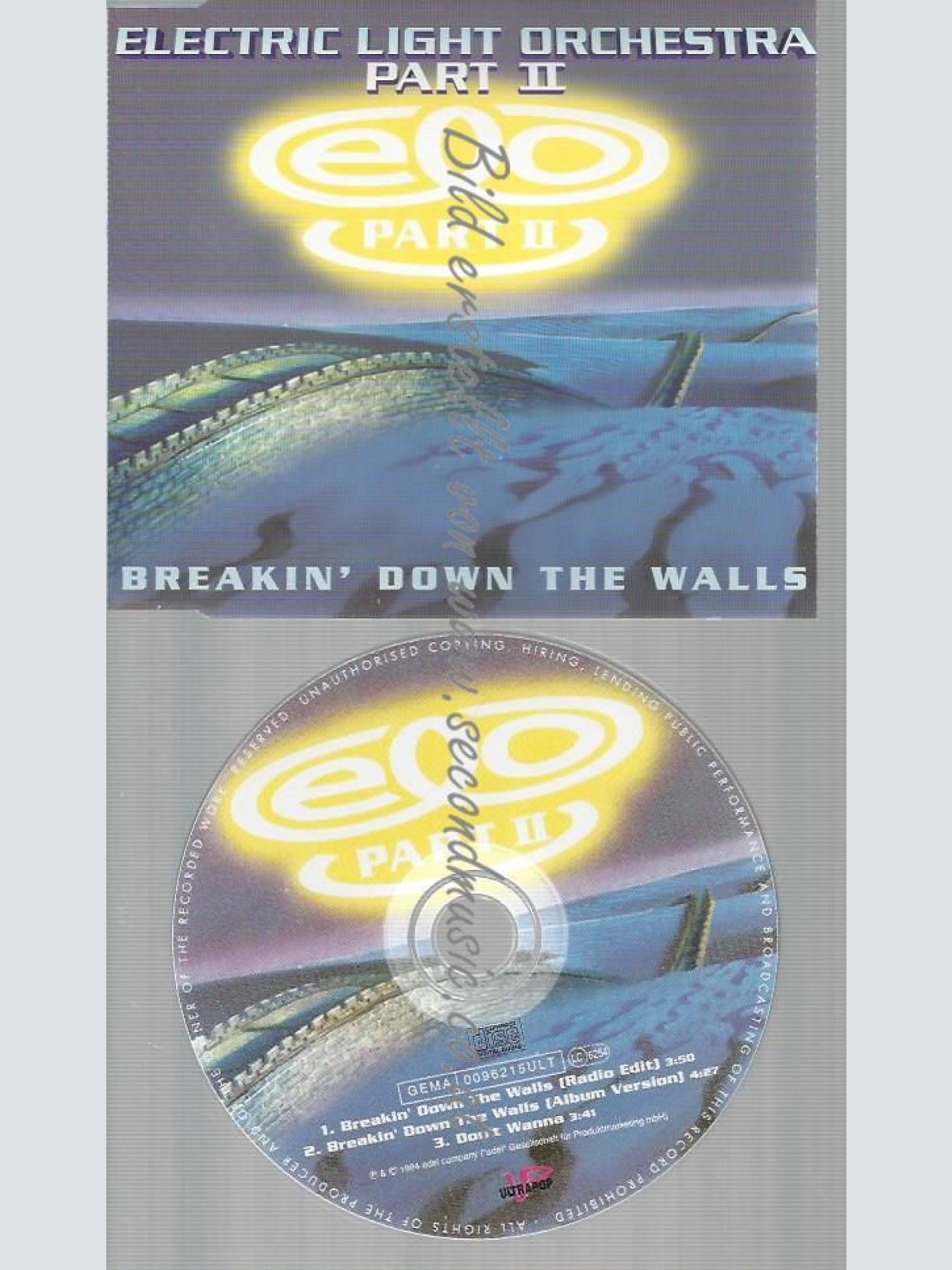 CD--E.L.O.PART 2 --BREAKIN' DOWN THE WALLS