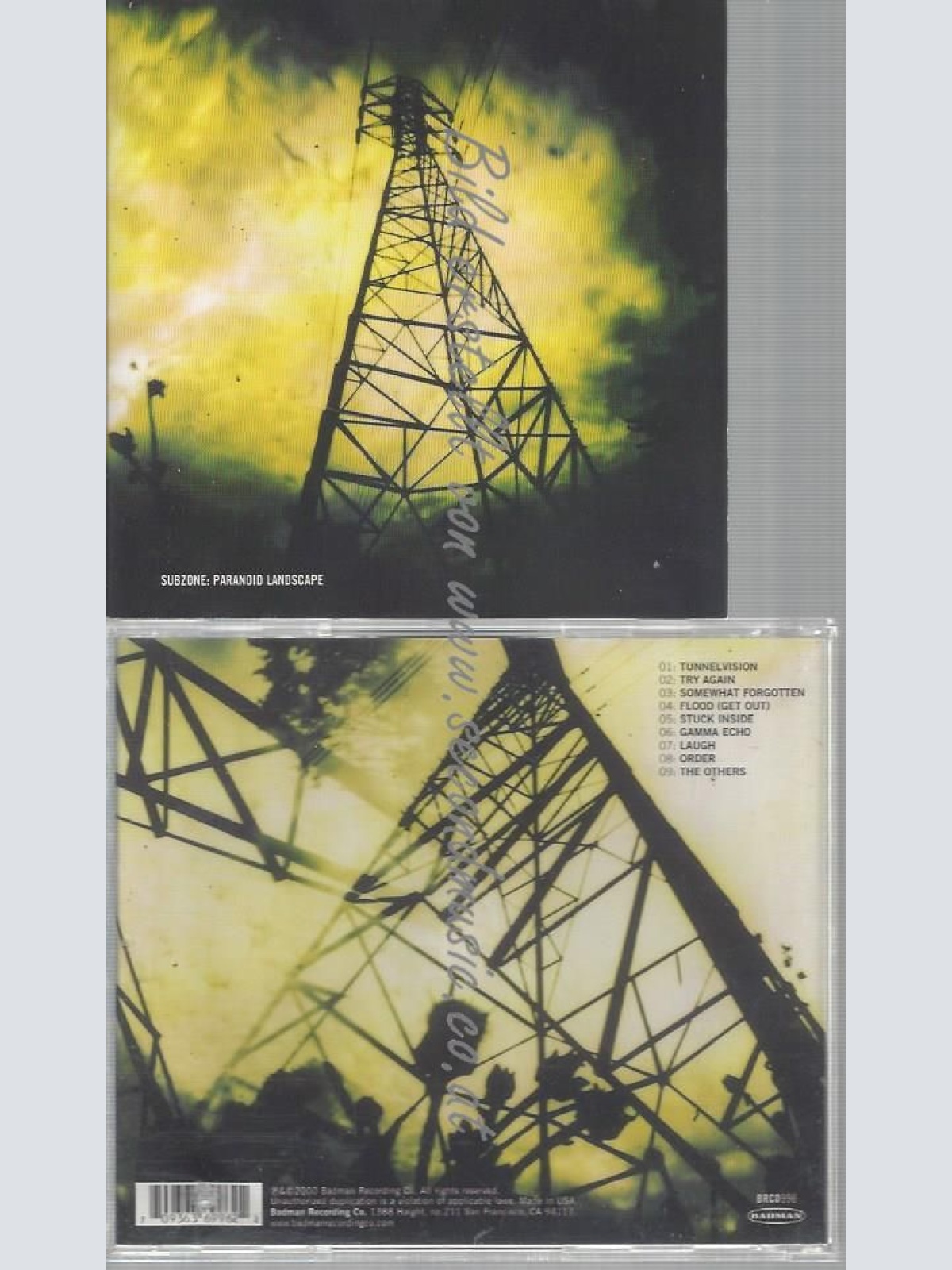 CD--SUBZONE--PARANOID LANDSCAPE