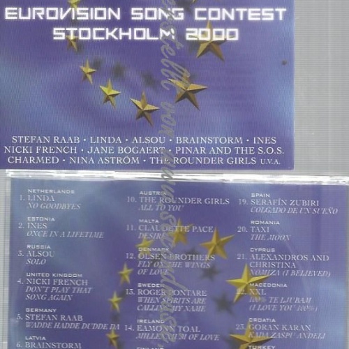CD--VARIOUS--EUROVISION SONG CONTEST - STOCKHOLM