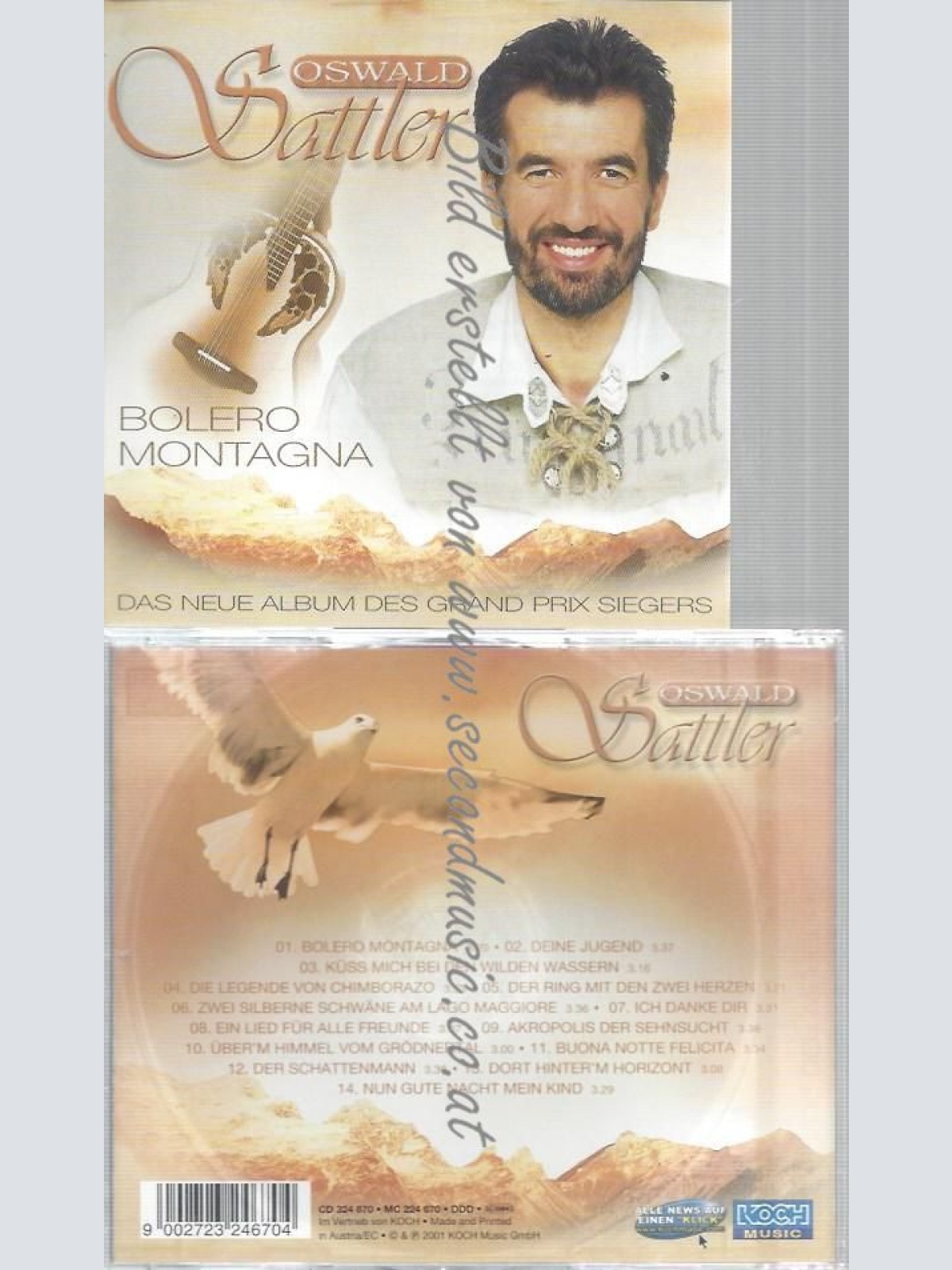 CD--OSWALD SATTLER--BOLERO MONTAGNA