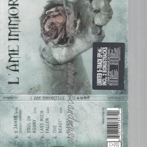 CD--L'ÂME IMMORTELLE-- 5JAHRE -LIMITED  TRACK EP- | LIMITED EDITION