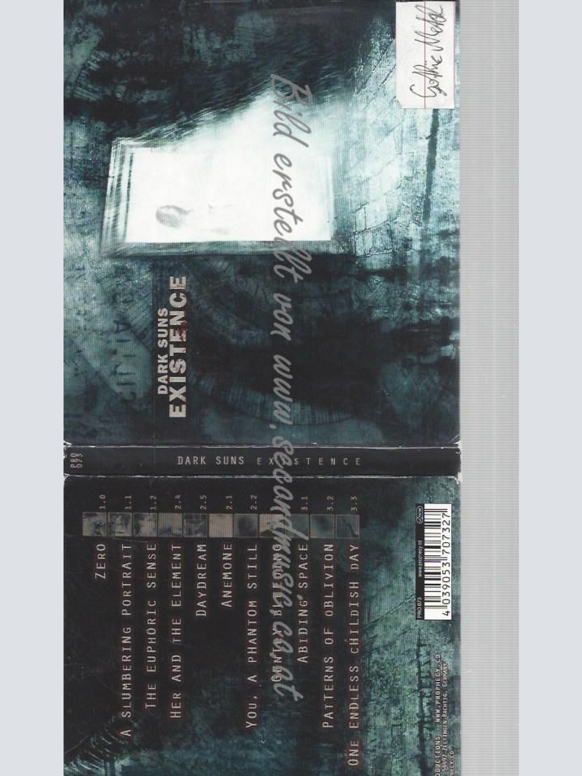 CD--DARK SUNS--EXISTENCE