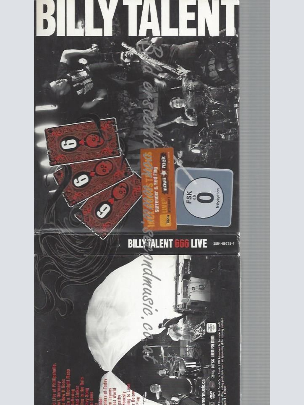 CD--BILLY TALENT-- LIVE -CD + DVD- | CD+DVD