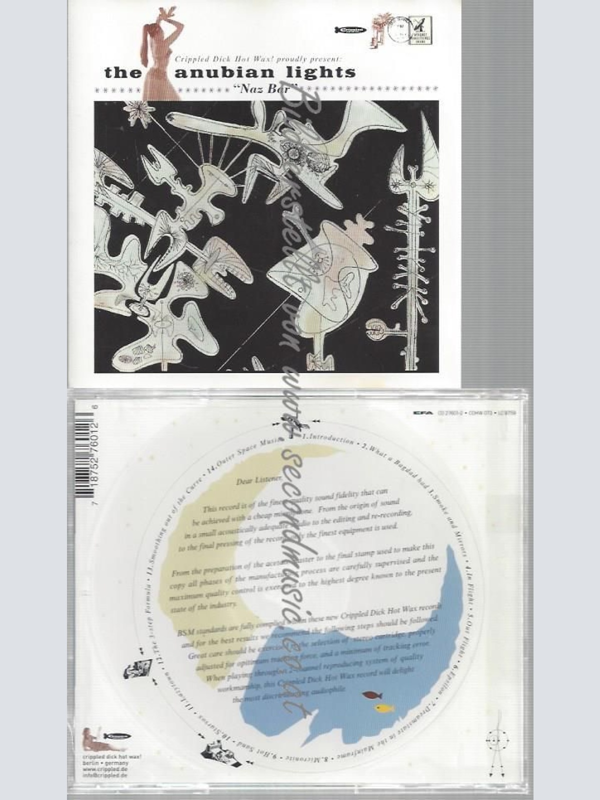 CD--ANUBIAN LIGHTS--NAZ BAR