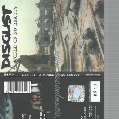 CD--DISGUST--A WORLD OF NO BEAUTY