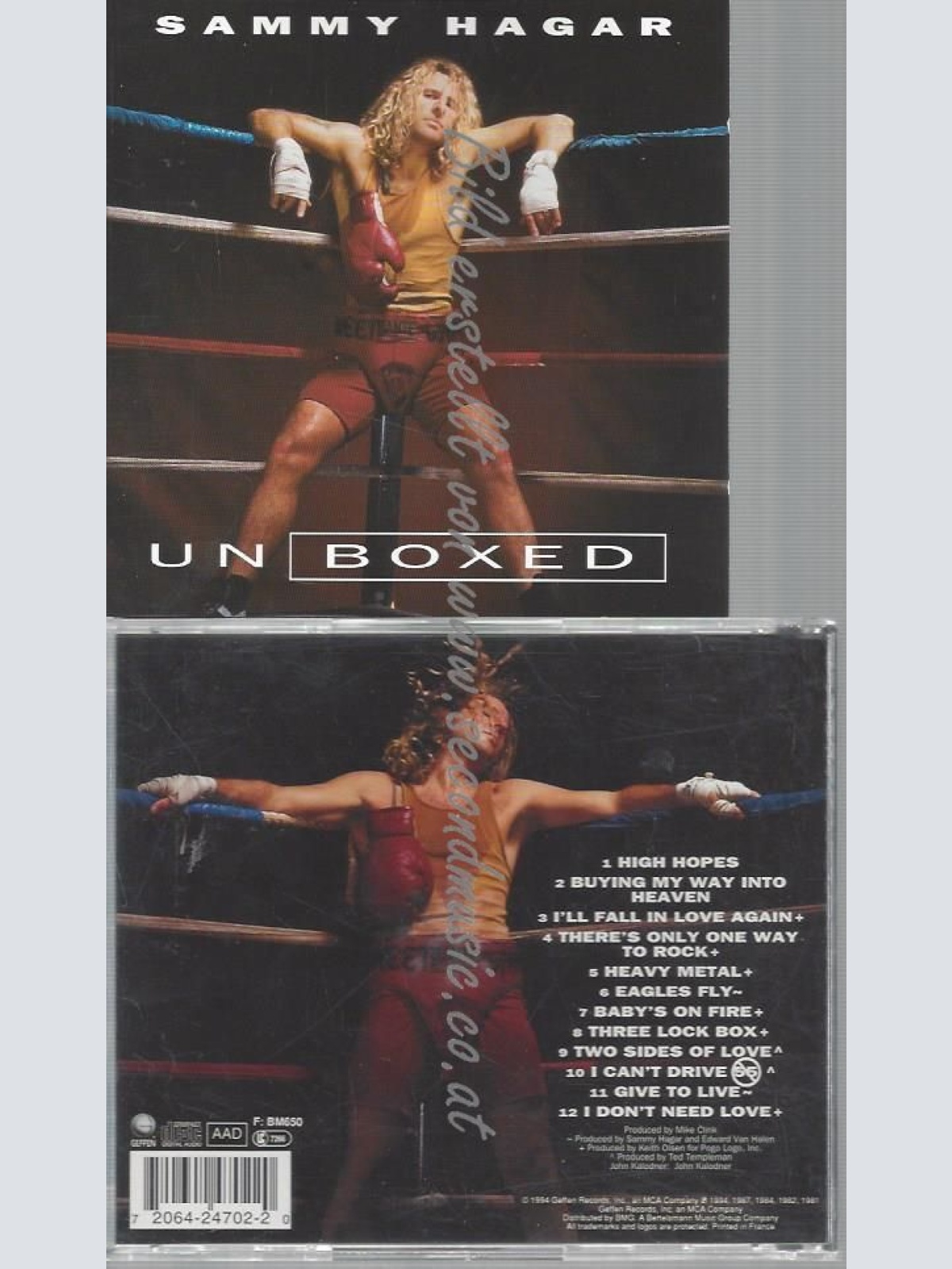CD--SAMMY HAGAR--UNBOXED |