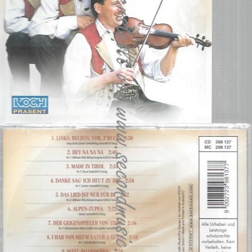 CD--ZELLBERG BUAM--DAS LIED IST NUR FÜR DI