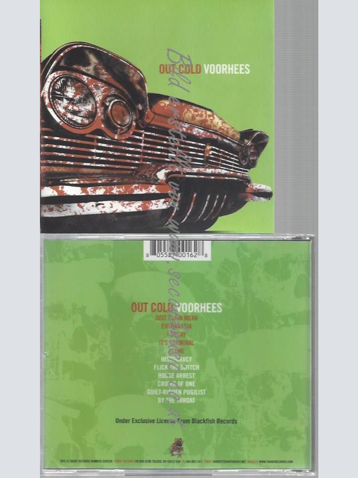 CD--OUT COLD / VOORHEES--SPLIT [EXPLICIT]