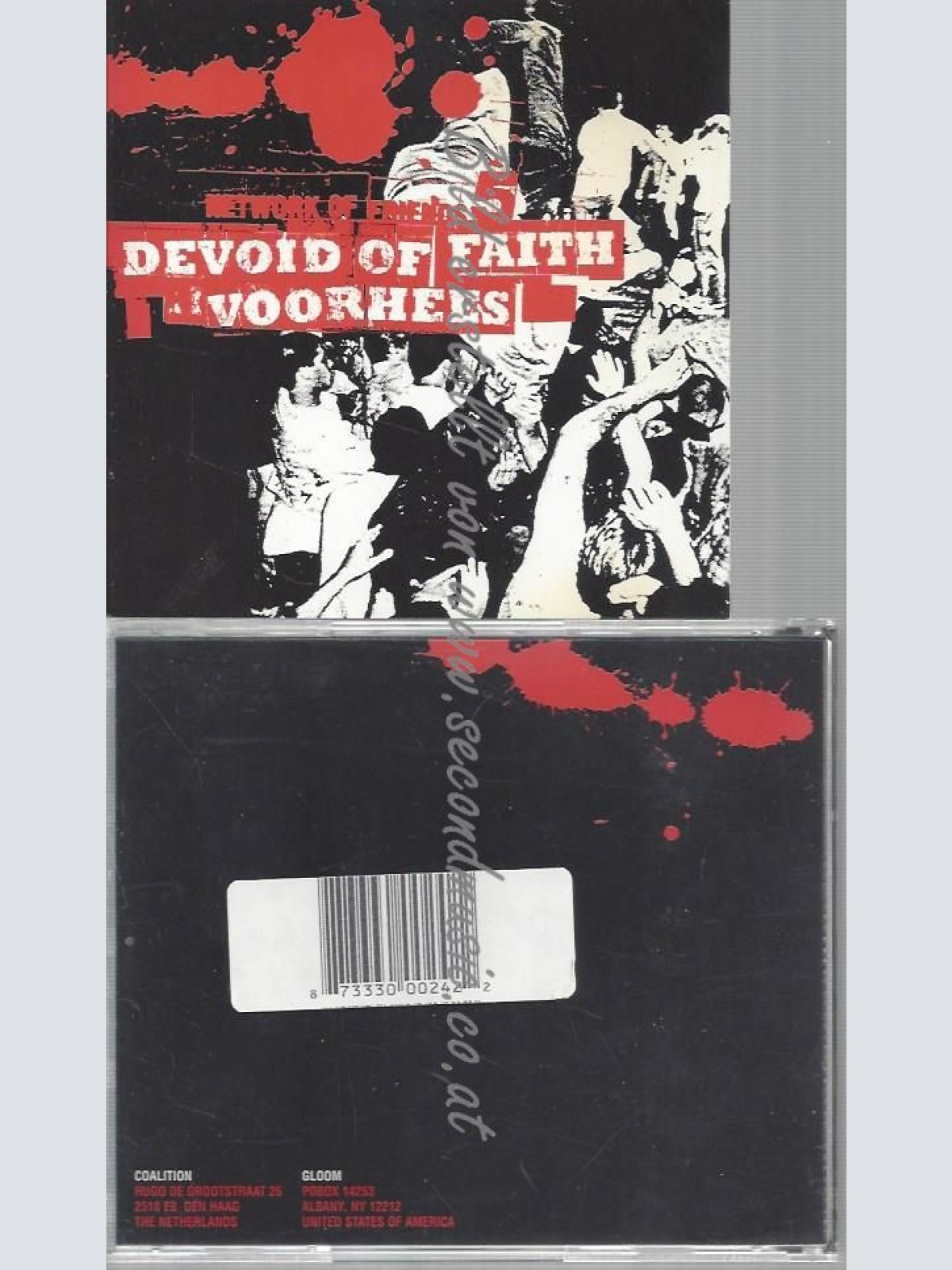 CD--VOORHEES UND DEVOID OF FAITH--SPLIT |