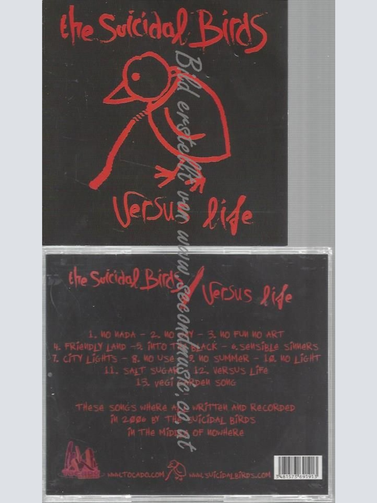 CD--THE SUICIDAL BIRDS--THE SUICIDAL BIRDS VERSUS LIFE