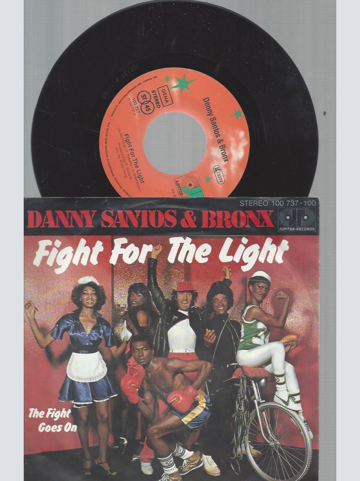 7" DANNY SANTOS & BRONX FIGHT FOR THE LIGHT