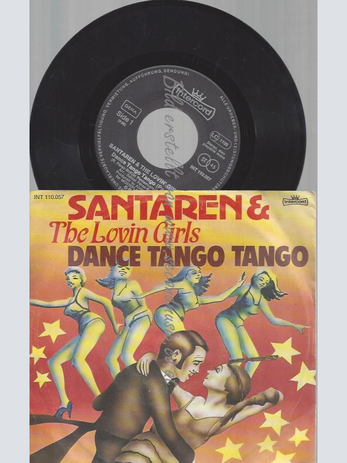 7"  SANTAREN & THE LOVIN GIRLS DANCE TANGO TANGO