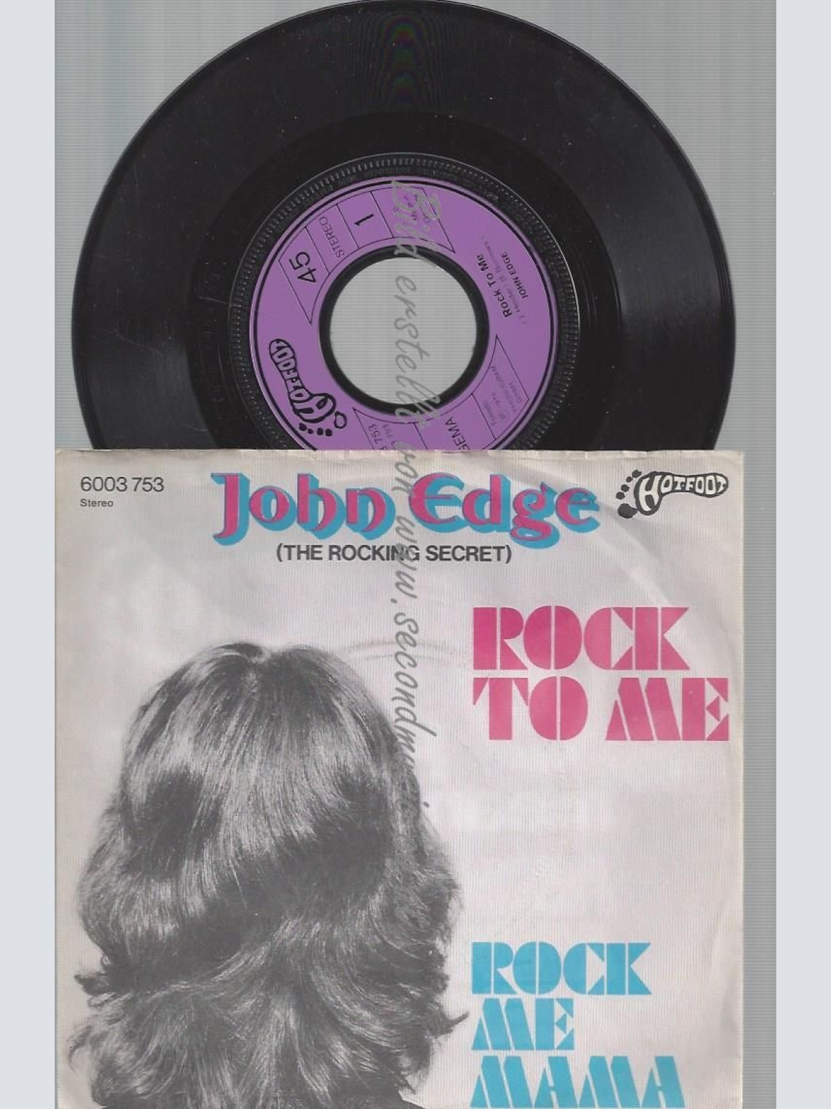 7" JOHN EDGE ROCK TO ME