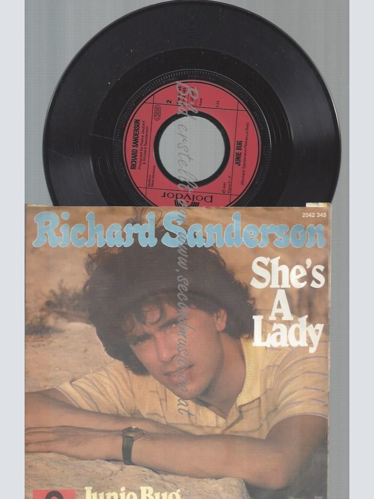 7" RICHARD SANDERSON SHE'S A LADY