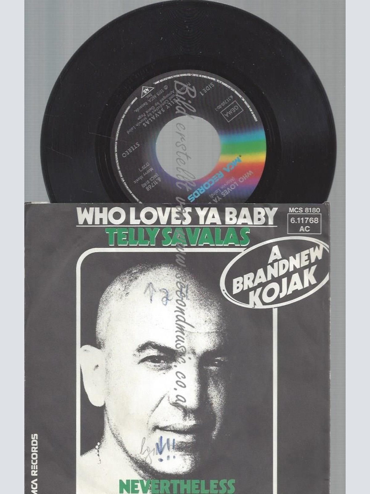 7" TELLY SAVALAS WHO LOVES YA BABY