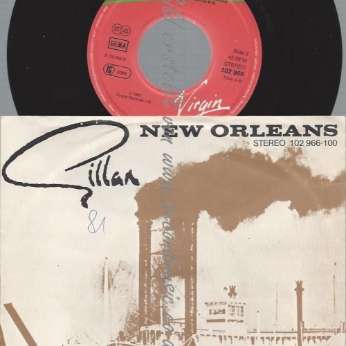 7"  Gillan – New Orleans