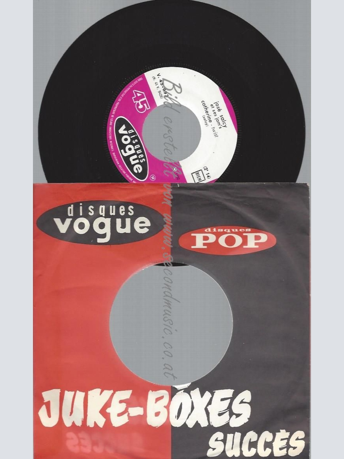 7"   José Salcy Et Ses Jam's  Oublie Et Recommence