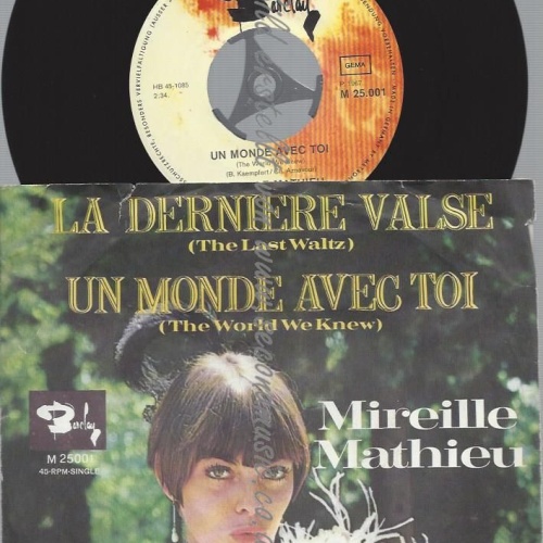 7" Mireille Mathieu  La Dernière Valse