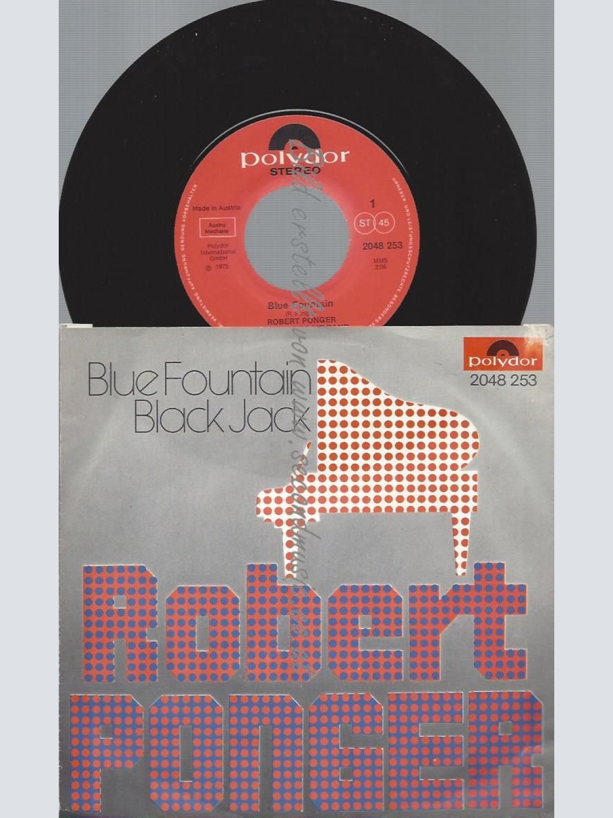 7"   Robert Ponger – Blue Fountain