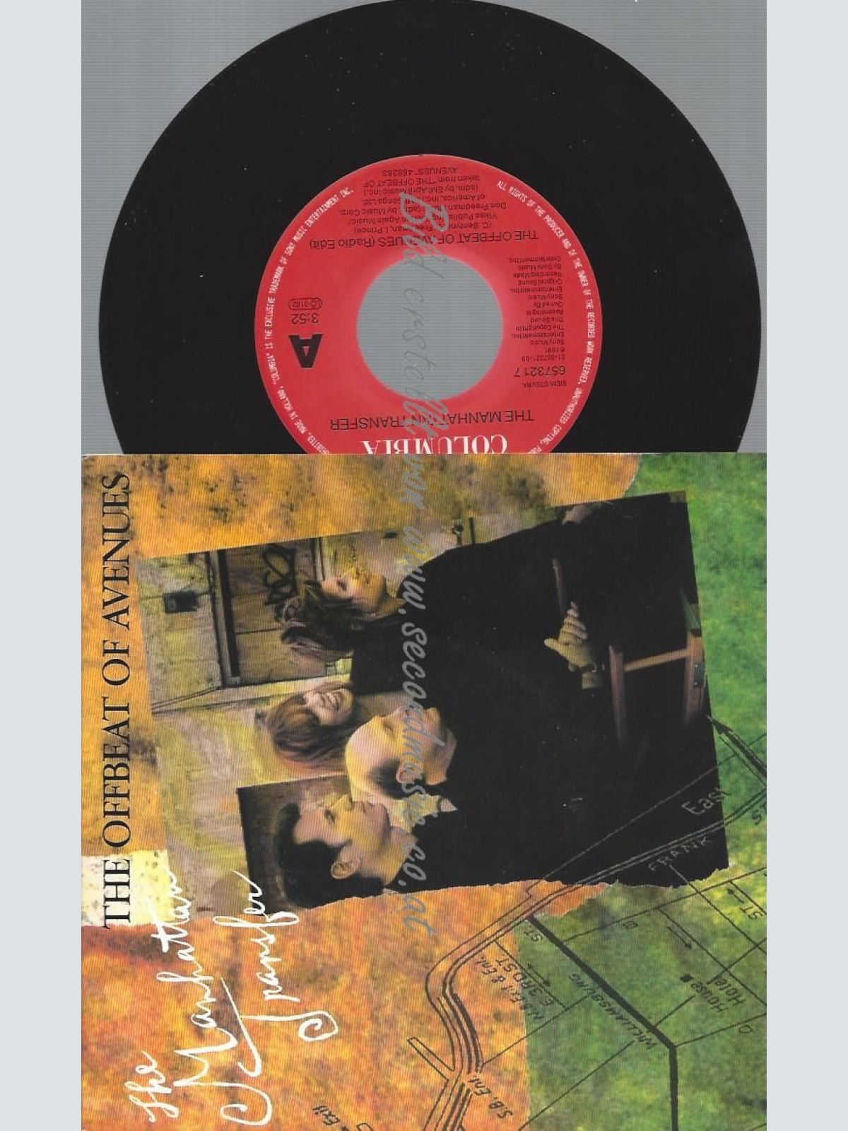 7"  The Manhattan Transfer  The Offbeat Of Avenues